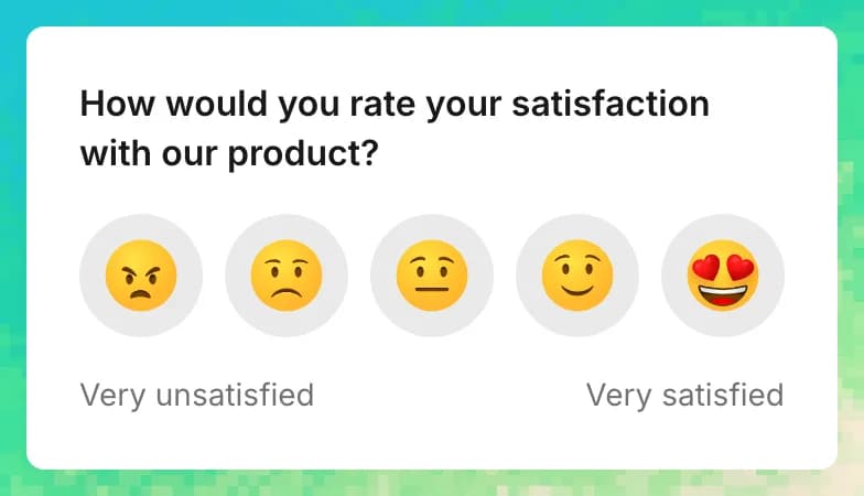 Customer Satisfaction Survey widget