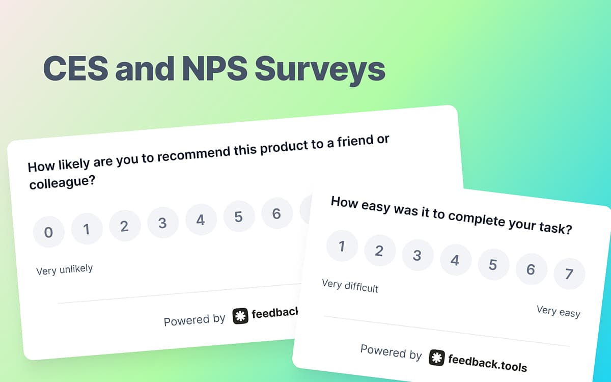 CES and NPS Surveys