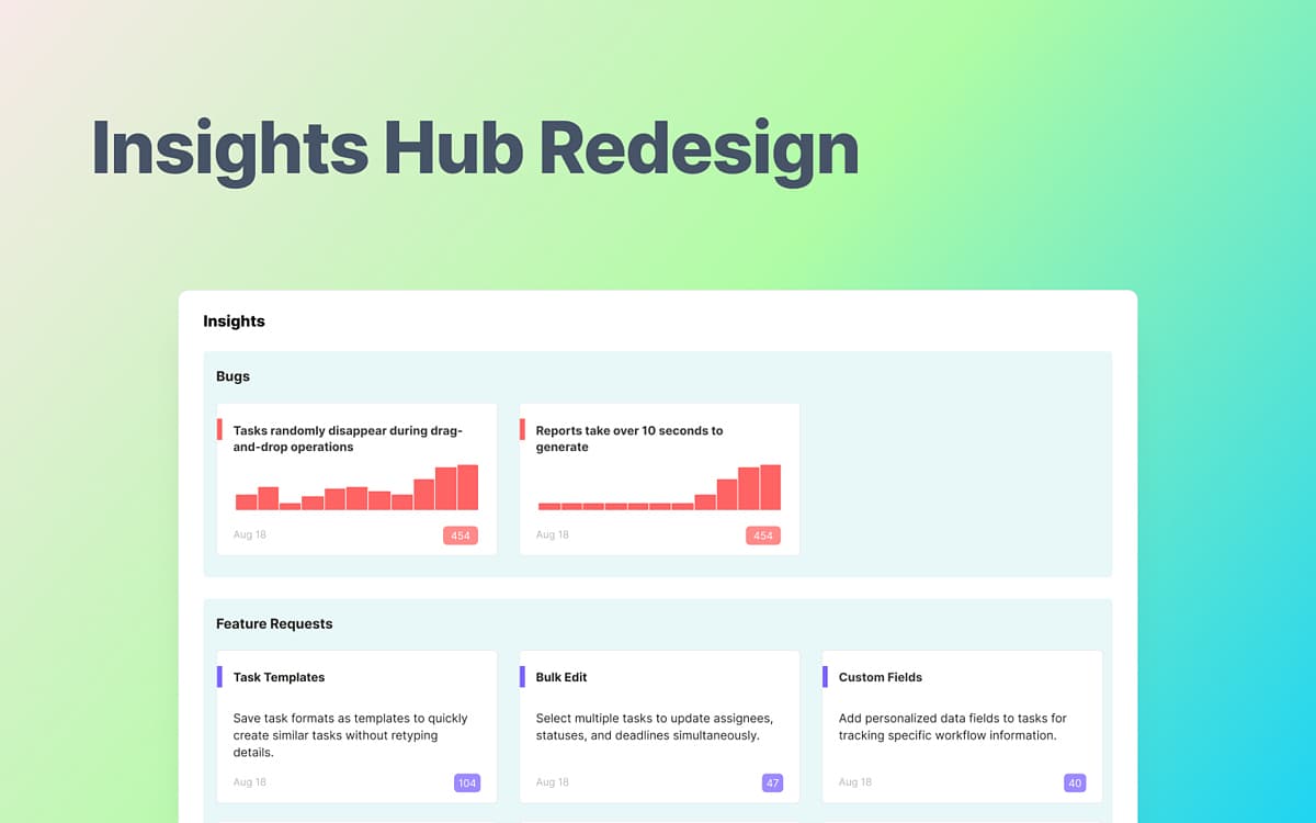 Insights Hub Redesign