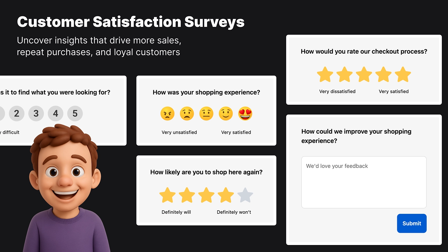 Shopify App: Customer Satifcation Surveys