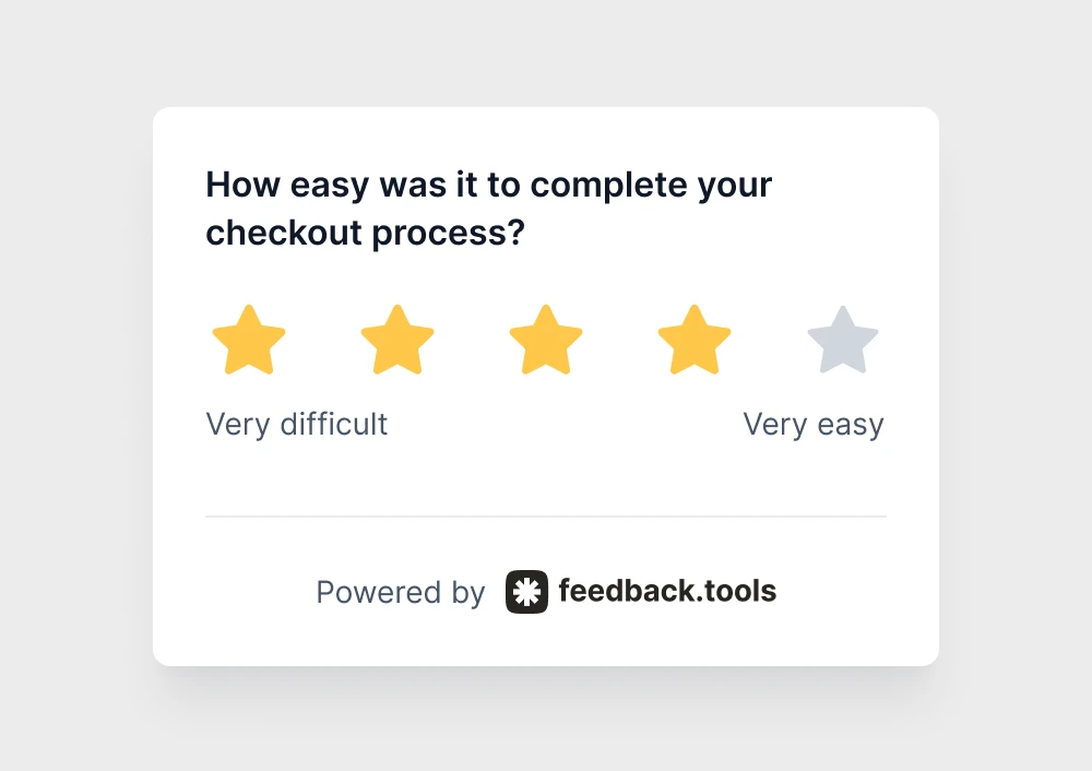 How easy was it to complete your checkout process?