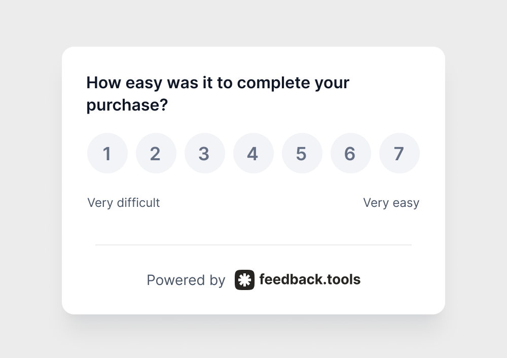 How easy was it to complete your purchase?