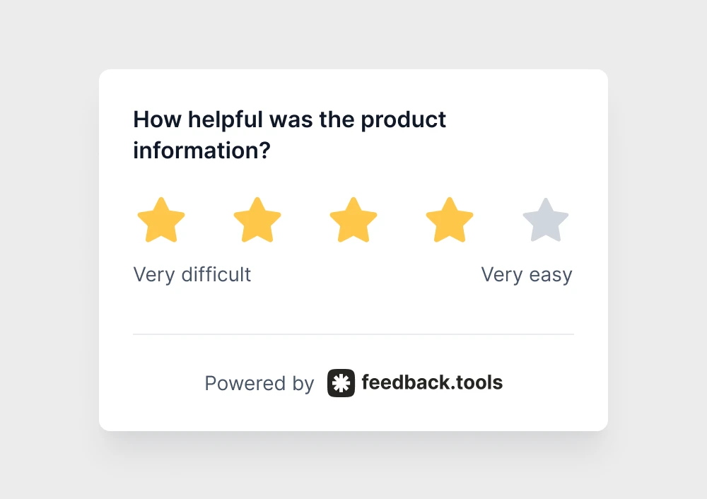 How helpful was the product information?
