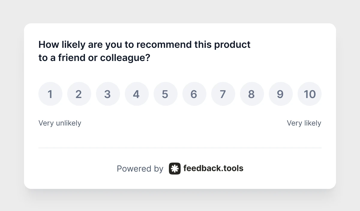 How likely are you to recommend this product to a friend or colleague?