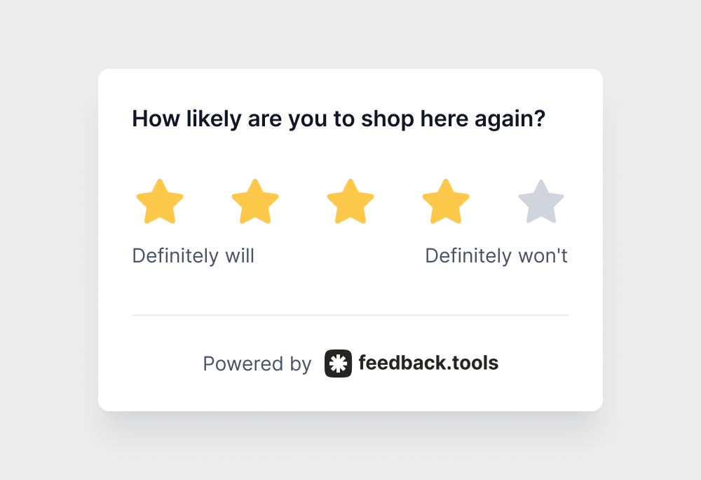 How likely are you to shop here again?