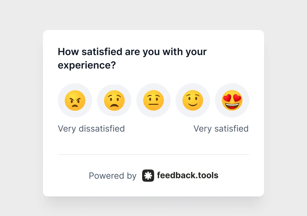 How satisfied are you with your experience?