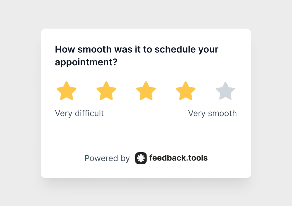 How smooth was it to schedule your appointment?
